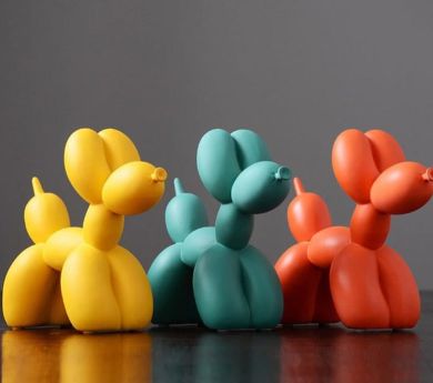 Balloon Dog Figurines