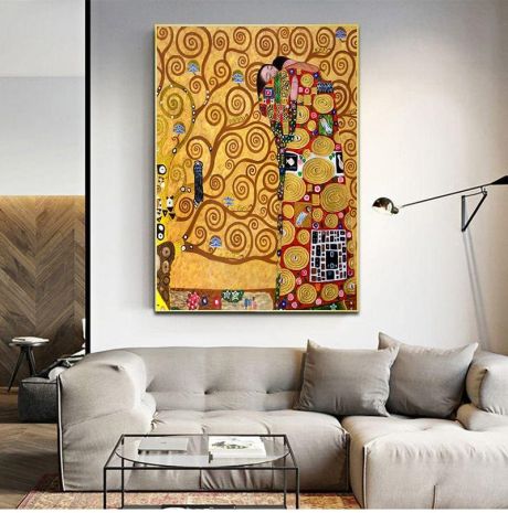 Fulfillment by Gustav Klimt Canvas Art - Image 2
