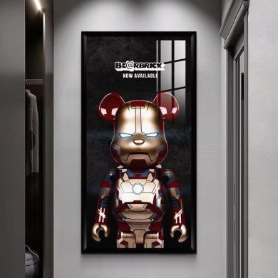 Street Bear Cartoon Doll Teens Canvas Art - Image 2