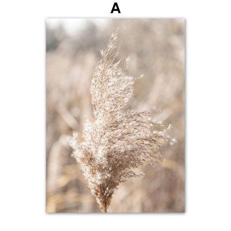 Boho Lion Reed Dandelion Gallery Wall Canvas Art - Image 6