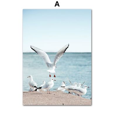 Coastal Marine Beach Gallery Wall Canvas Art - Image 6