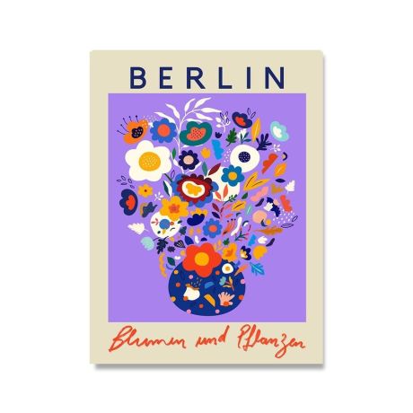 Abstract Flower Market Canvas Art - Image 12