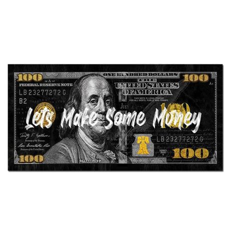 Make Some Money Canvas Art - Image 6