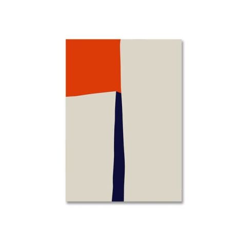 Contemporary Abstract Geometric Canvas Art - Image 1