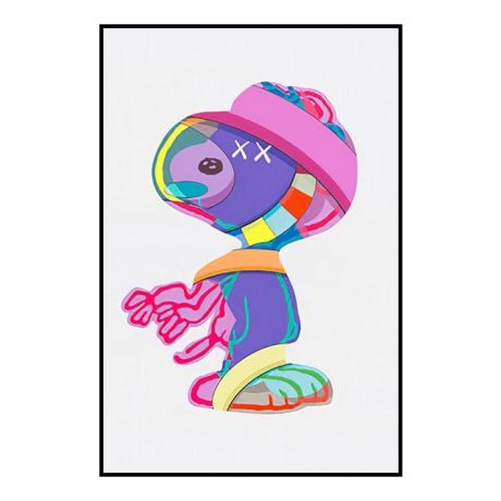 Geometry Cartoon Animal Canvas Art - Image 15