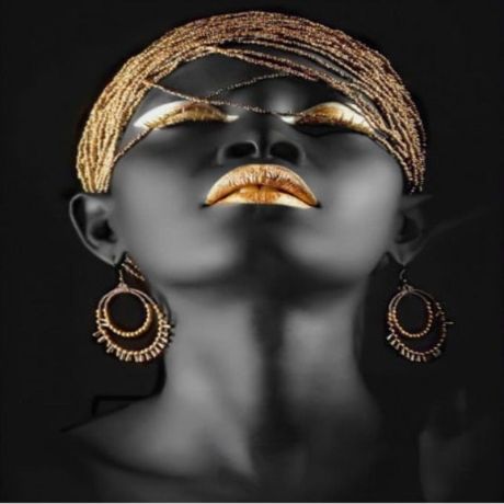 African Gold Canvas Art - Image 4