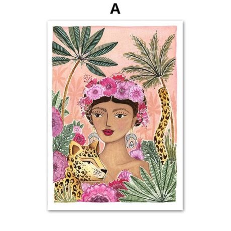 Boho Island & Jungle Canvas Art - Image 5