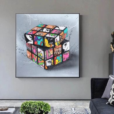Graffiti Magic Block Canvas Art - Image 2