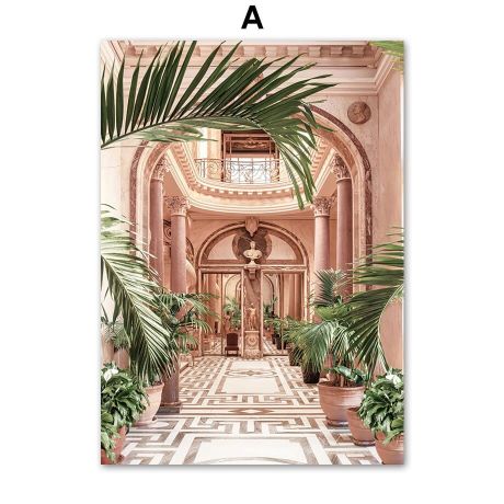 Moroccan Luxury Palace Resort Canvas Art - Image 5