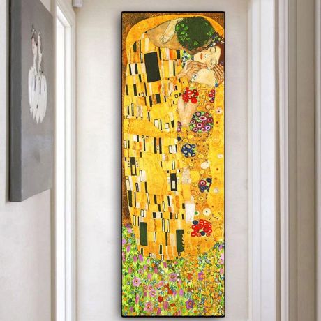 Gustav Klimt's Kiss Painting - Image 2