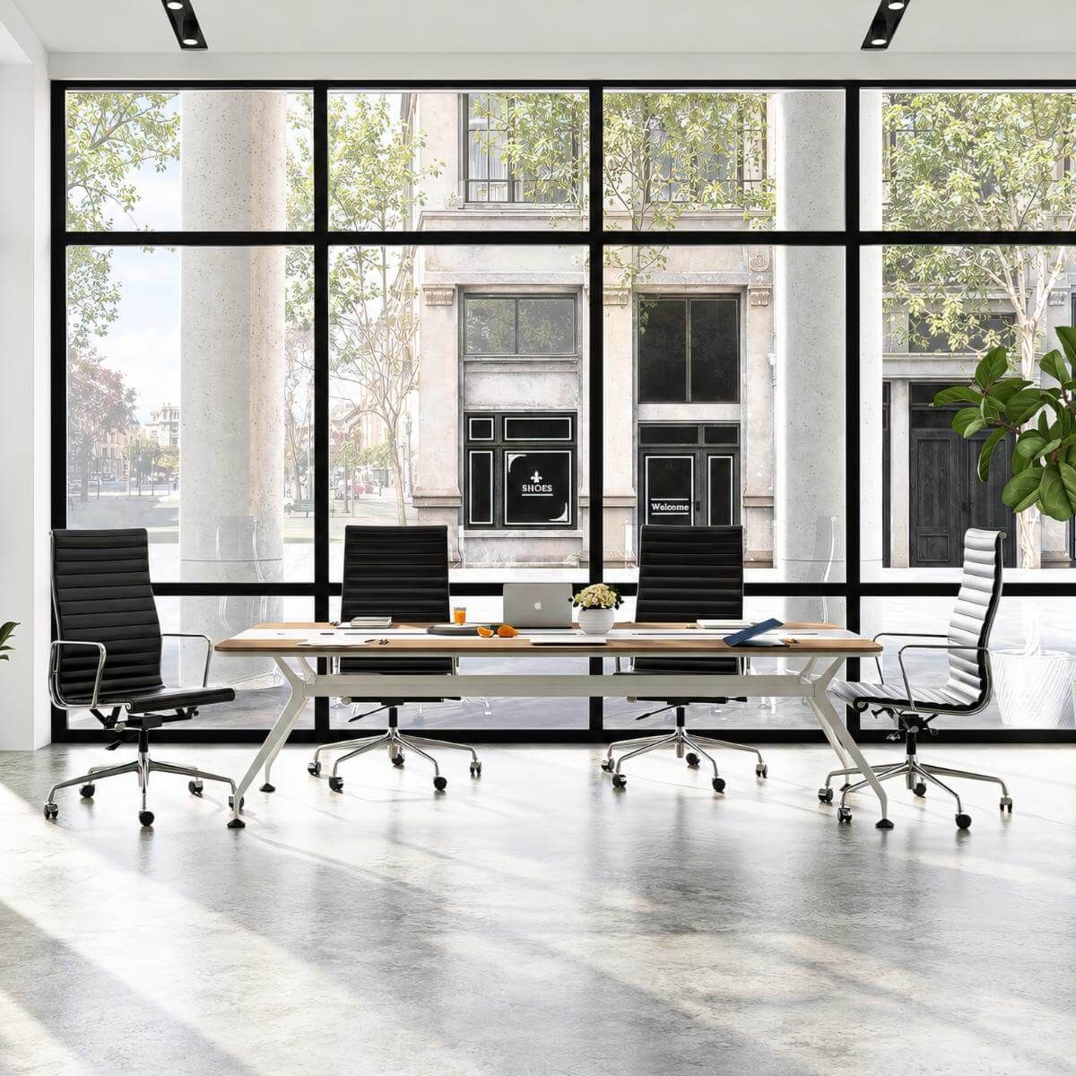 Eames Aluminum Group Office Chair - Black Color
