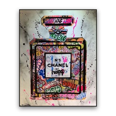 Graffiti Eu de Parfum Canvas Art - Image 6