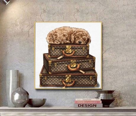 Noble Vintage Luggage Canvas Art - Image 2