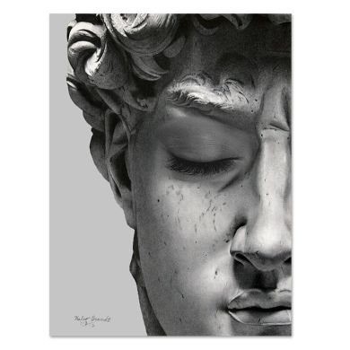 Vintage David Sculpture Canvas Art - Image 5