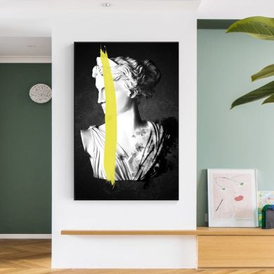 Sculpture of Artemis Goddess Canvas Art - Image 4