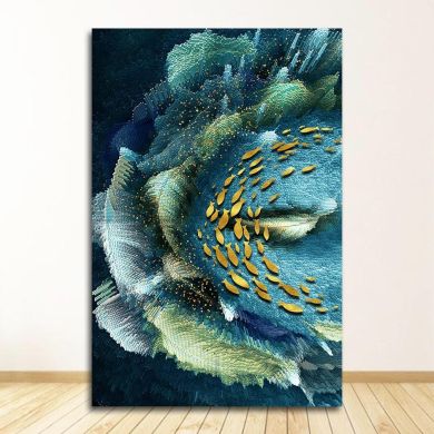 Luxury Goldfish Painting Canvas Art - Image 7