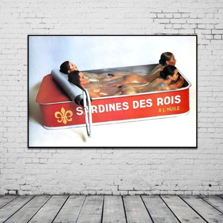 Nude Ladies Bathing Canvas Art - Image 2