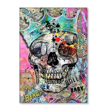 Graffiti Skull Street Art Painting - Image 8