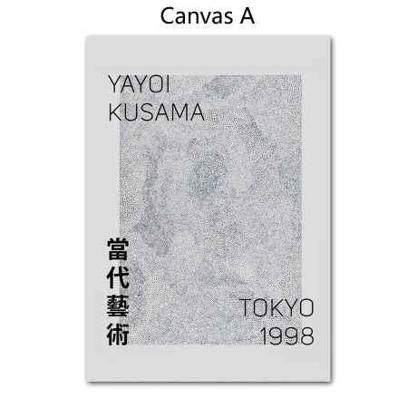 Yayoi Kusama Art Exhibition Poster Canvas Art - Image 7
