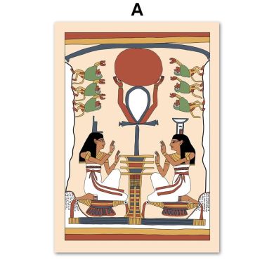 Ancient Egyptian Gallery Wall Canvas Art - Image 5