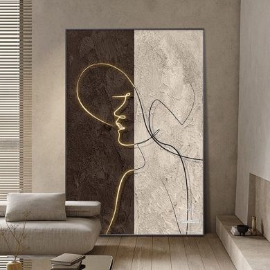 Scandinavian Abstract Pattern Canvas Art - Image 2