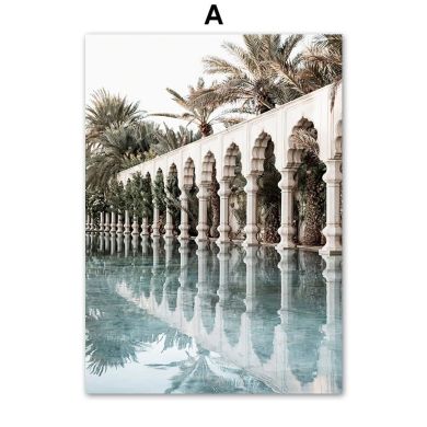 Bali Luxurious Resort Gallery Wall Canvas Art - Image 6