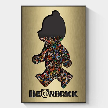 Cartoon Bear Graffiti Street Canvas Art - Image 6