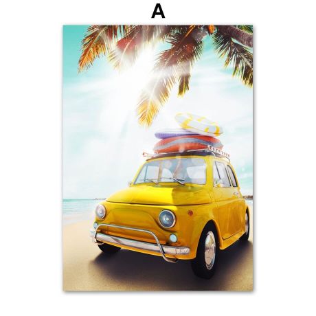 Starfish Tropical Island Gallery Wall Canvas Art - Image 5