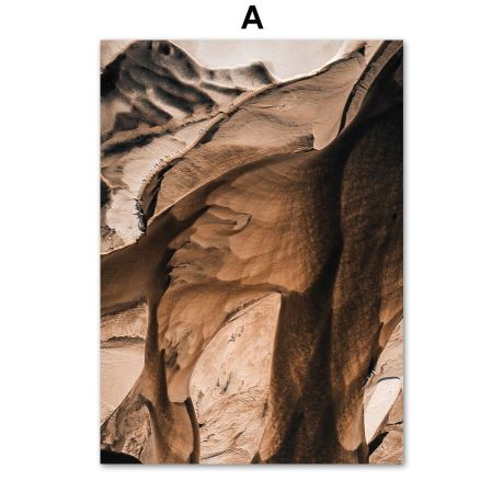 Dusk Desert Lake Forest Canvas Art - Image 5