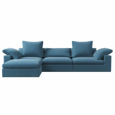 Cloud Sofa with Ottoman by Timothy Oulton