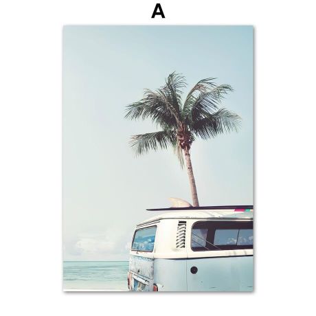 Surfing Time Gallery Wall Canvas Art - Image 5