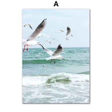 Retro Car Beach Vacation Gallery Wall Canvas Art - Image 6