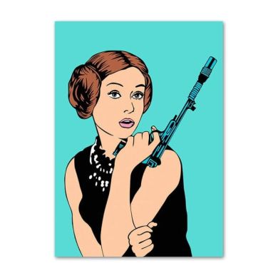 Cartoon Modern Sexy Woman Canvas Art - Image 7