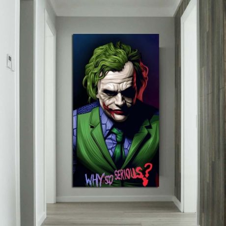 The Joker Portrait Canvas Art - Image 8