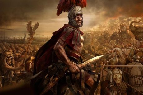 Roman Soldier Canvas Art - Image 1