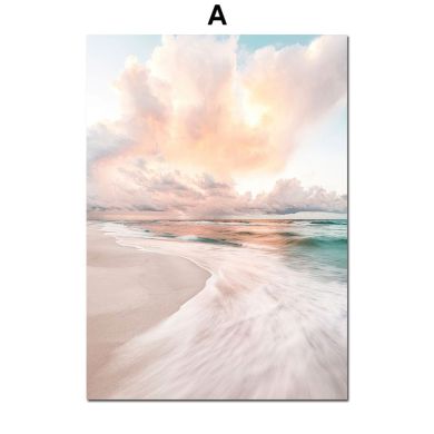 Island Resort Vacation Gallery Wall Canvas Art - Image 5