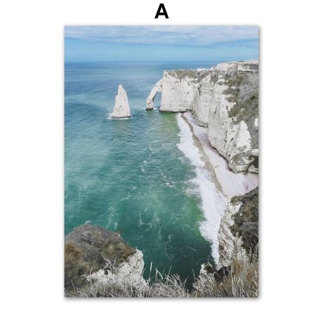 Magical Island Cliff Canvas Art - Image 5