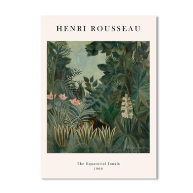 Classic Rousseau & Monet Gallery Wall Canvas Art - Image 10