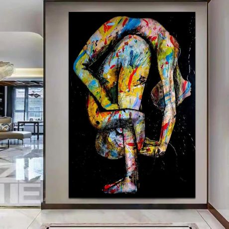 Graffiti Flex Figure Canvas Art - Image 3