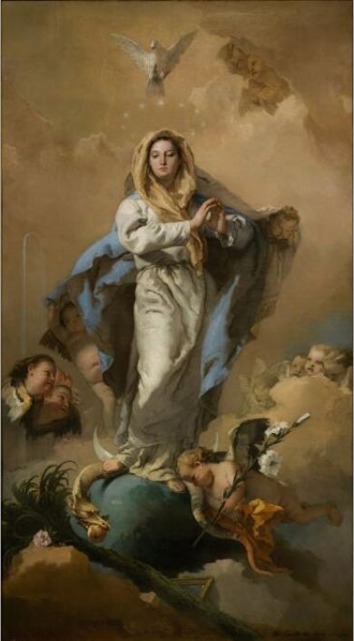 The Immaculate Conception Canvas Art - Image 1
