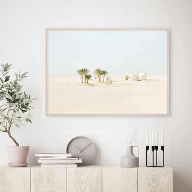Palm Tree In The Desert Canvas Art - Image 2