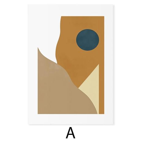 Abstract Geometric Stripe Gallery Wall Canvas Art - Image 6