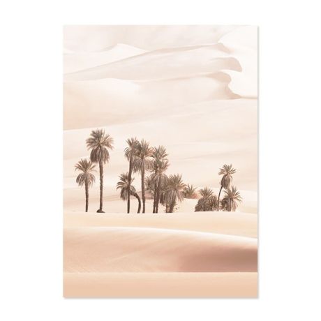 Vintage Desert Landscape Canvas Art - Image 7