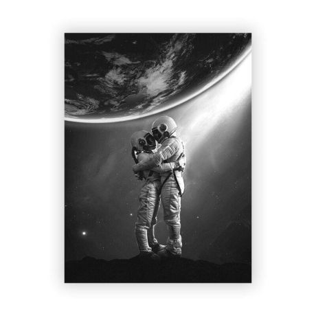 Love In The Space Canvas Art - Image 1