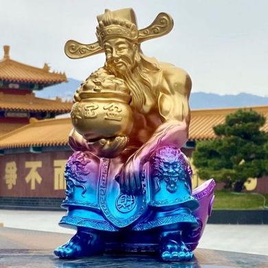 Chinese God of Wealth Feng Shui Statue