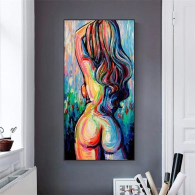 Erotic Nude Woman Body Painting - Image 1