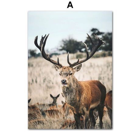 Autumn Lakeview Gallery Wall Canvas Art - Image 6