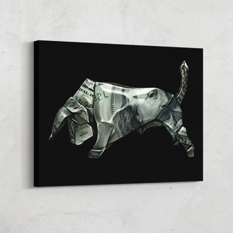 Bull And Bear Of Wall Street Canvas Art - Image 7