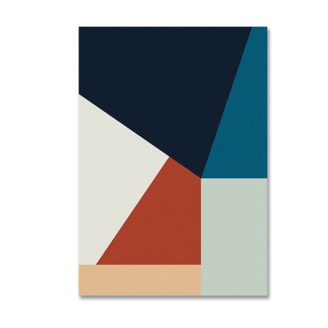 Geometric Abstract Color Pattern Canvas Art - Image 7