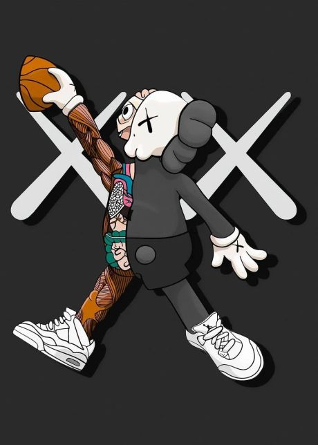 Graffiti Maniac Kaws Collections Canvas Art - Image 11